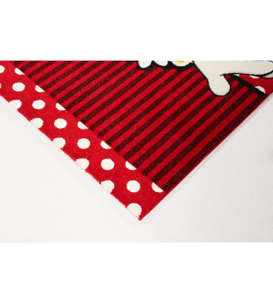TAPPETO "MINNIE PREMIUM" ROSSO, 190X133 CM